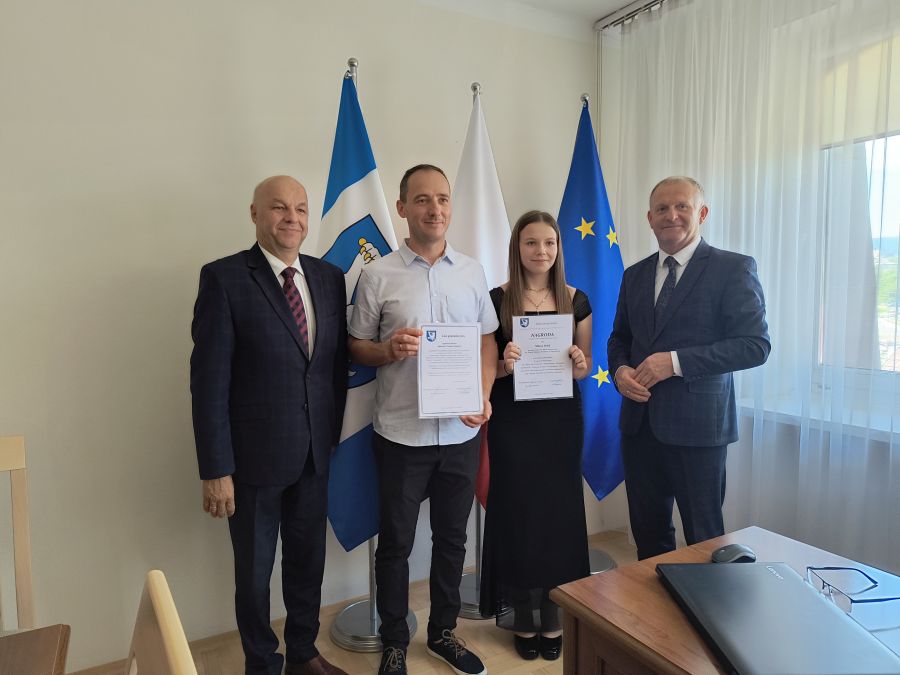 Nagrodzone przez Wójta